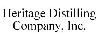 HERITAGE DISTILLING COMPANY, INC.