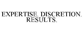 EXPERTISE. DISCRETION. RESULTS.