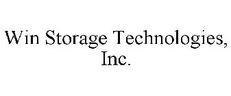 WIN STORAGE TECHNOLOGIES, INC.