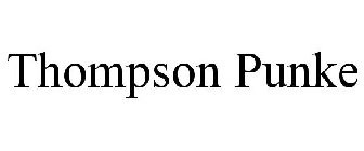 THOMPSON PUNKE