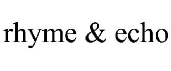 RHYME & ECHO