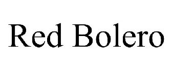 RED BOLERO
