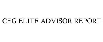 CEG ELITE ADVISOR REPORT