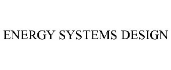 ENERGY SYSTEMS DESIGN