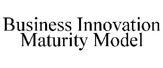 BUSINESS INNOVATION MATURITY MODEL