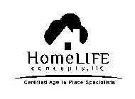 HOMELIFE CONCEPTS, LLC CERTIFIED AGE IN PLACE SPECIALISTS