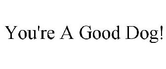 YOU'RE A GOOD DOG!