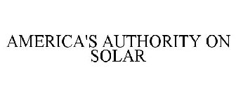 AMERICA'S AUTHORITY ON SOLAR