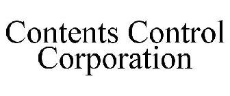 CONTENTS CONTROL CORPORATION