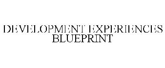 DEVELOPMENT EXPERIENCES BLUEPRINT