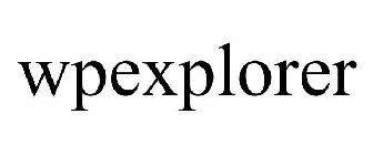 WPEXPLORER