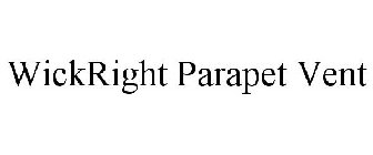 WICKRIGHT PARAPET VENT