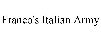 FRANCO'S ITALIAN ARMY
