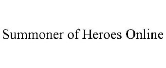 SUMMONER OF HEROES ONLINE