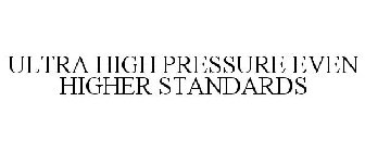 ULTRA HIGH PRESSURE EVEN HIGHER STANDARDS