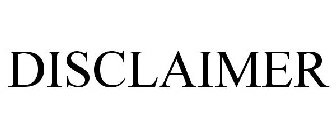DISCLAIMER