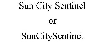 SUN CITY SENTINEL