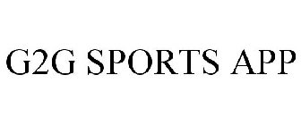 G2G SPORTS APP