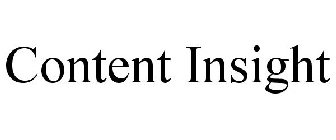 CONTENT INSIGHT