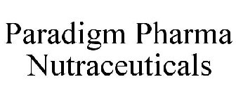 PARADIGM PHARMA NUTRACEUTICALS