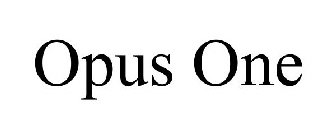 OPUS ONE