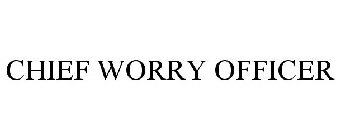 CHIEF WORRY OFFICER