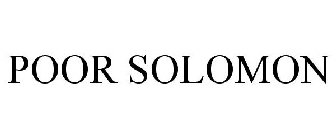 POOR SOLOMON