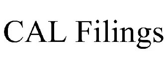 CAL FILINGS