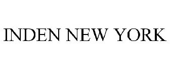 INDEN NEW YORK