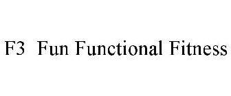 F3 FUN FUNCTIONAL FITNESS