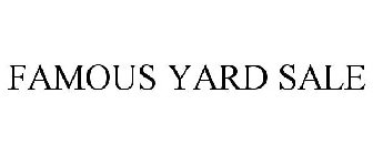 FAMOUS YARD SALE