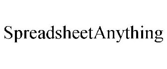 SPREADSHEETANYTHING