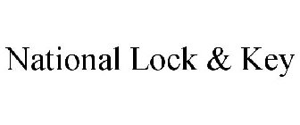 NATIONAL LOCK & KEY