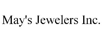 MAY'S JEWELERS INC.