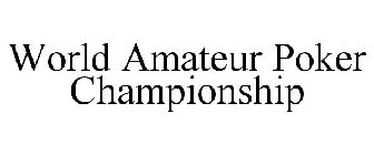 WORLD AMATEUR POKER CHAMPIONSHIP