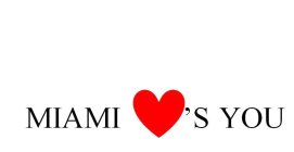 MIAMI 'S YOU