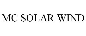 MC SOLAR WIND