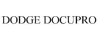 DODGE DOCUPRO