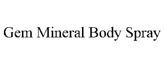 GEM MINERAL BODY SPRAY