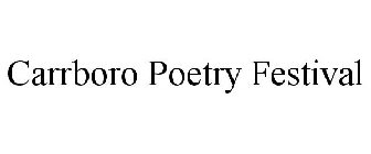 CARRBORO POETRY FESTIVAL