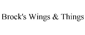 BROCK'S WINGS & THINGS