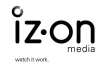 IZ·ON MEDIA WATCH IT WORK.