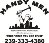 HANDY MEN DEVELOPMENT ASSOCIATES OF BONITA SPRINGS, INC. 