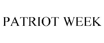 PATRIOT WEEK