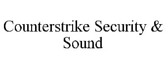 COUNTERSTRIKE SECURITY & SOUND