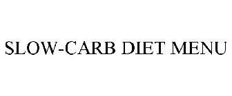 SLOW-CARB DIET MENU