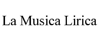 LA MUSICA LIRICA