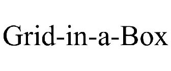 GRID-IN-A-BOX