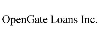 OPENGATE LOANS INC.