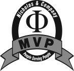 NICHOLAS & COMPANY MVP PEOPLE SERVING PEOPLE